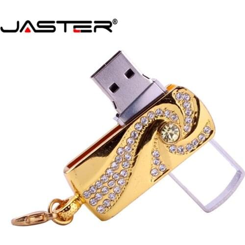 JASTER USB2.0 4GB 8GB 16GB 32GB 64GB lovely Bling Shing Rhinestone Diamond pendrive Memory Stick USB Flash disk Pen Drive