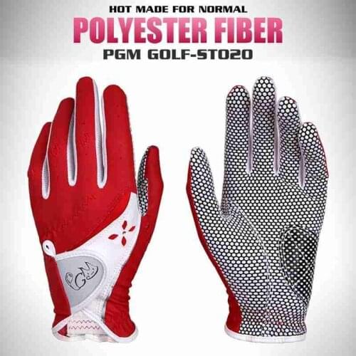 1 Pair Golf Womens Gloves Left Hand and Right Hand Ladies Outdoor Breathable Golf Non-slip Gloves Sports Gloves
