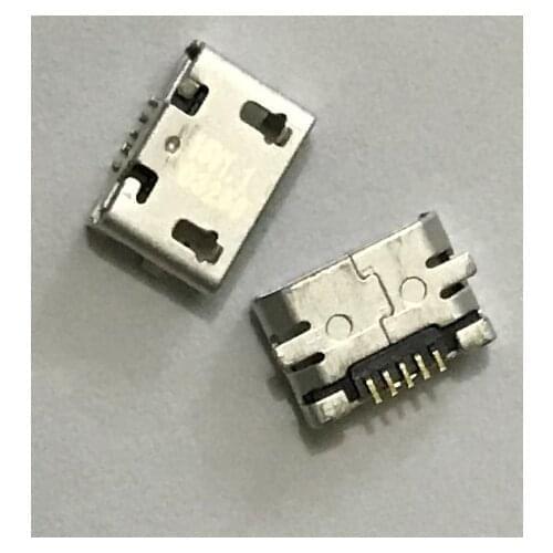 100pcs 500pcs Charger Connector Micro Usb Jack Socket Charging Port For Nokia 207 208 220 Dual SIM 230 Asha 500 503 Lumia 710