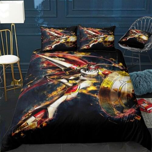 Gallantmon Digimon Tamers Duvet Cover Comfortable Quilt Home Decora Design Universal Bedding Set Bedclothes+Pillowcase 3pcs