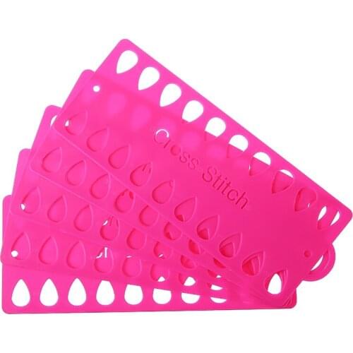 5PCS Row Line Tool Cross Stitch Thread Organizer Yarn Organizer Embroidery Floss Holder Storage Tool