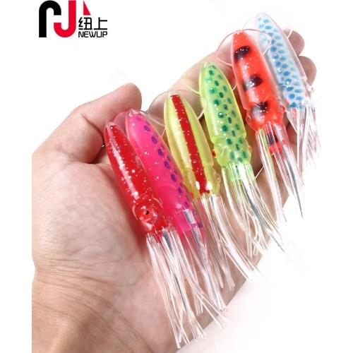 6pcs/Lot Worms Soft octopus 10cm lure Jig Wobblers Salt Smell Silicone Artificial Baits Swimbait Bass Carp Pesca Tackle