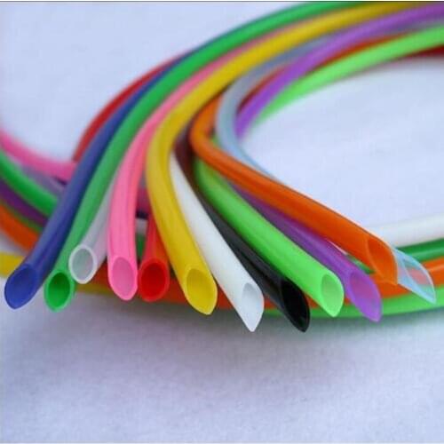 10M/1LOT ID: 6mm *OD: 9mm food grade tasteless colorful Silicone Tube Hose Pipe 6x9mm