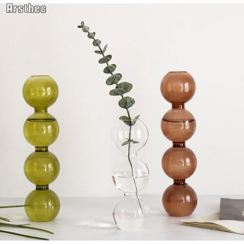 Arsthec Glass Flower Vases