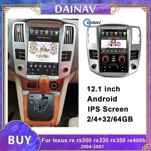 Android Car GPS Navigation For Lexus RX RX300 RX330 RX350 RX400H 2004-2007 Car Multimedia Player Auto Radio Tape Recorder
