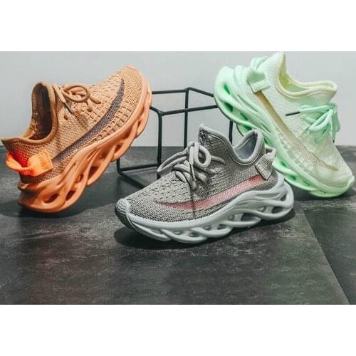 Spring Autumn Kids Sneakers Children Casual Shoes Slip-on Breathable Kids Socks Shoes Non-slip Fashion Boys Girls Sport Shoes