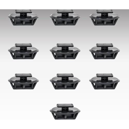 DWCX High Quality 10pcs Black Nylon Side Skirt Moulding Clips BP4L-51-SJ3 for Mazda 3 5 6 CX-7 CX-9 RX-8 fast shipping