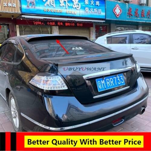 EPFBSQP For Nissan Altima Teana Rear Roof Spoiler FRP Material Car Tail Wing Decoration For Altima Teana 2008-2012