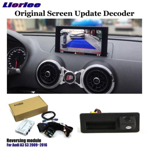 HD Reversing Parking Rearview Backup Camera For Audi A3 8V S3 8P 2010 2011 2012 2013 2014 2015-2020 Decoder Accessories