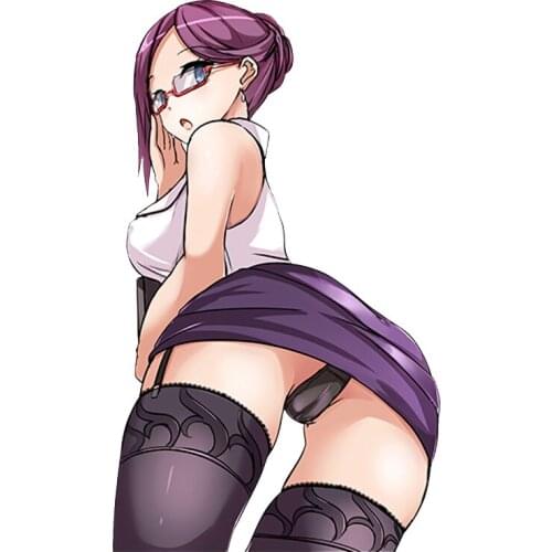 Cute and Interesting Fashion Sticker Anime Car Window PVC Decals Cool Graphics Waterproof Cover Scratch 15*8cm