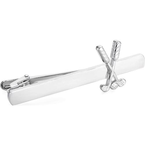 Mens Metal Tie Clips Wholesale Copper Golf Classic Mens Tie Clips Necktie Classy Clasp Tie Bar Toned Bar For Wedding