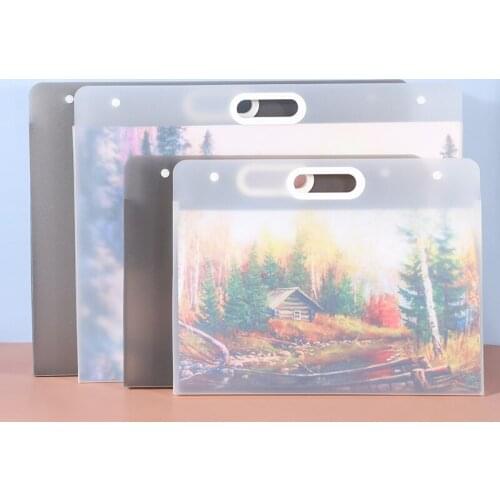 Folder Holders 4K Drawing Handbag 8K Sketch Paper Drawing Bag Storage Childrens Picture Album Storage Book Art Painting Folder