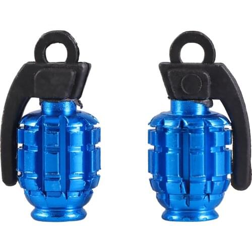 Pair of Schrader Style BMX Aluminium Alloy Valve Caps Car Motorbike Scooter Bike MTB BMX Waterproof Tire Air Caps Dust Covers