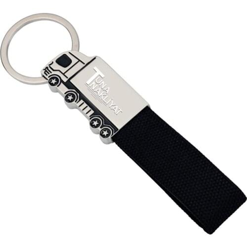 Personalized Truck Figure Metal Keychain (Model)