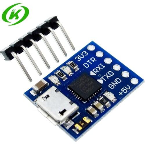 1pcs CJMCU CP2102 MICRO USB to UART TTL Module 6Pin Serial Converter UART STC Replace FT232 NEW