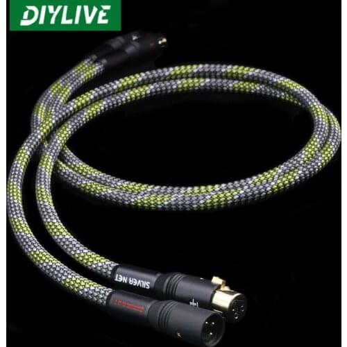 DIYLIVE Budweiser gold-plated head XLR balance line QED Signature Audio Signal Line