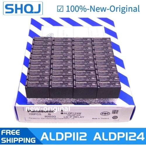 100PCS/BOX RELAY ALDP112 ALDP124 12V 24V DC relay new and original