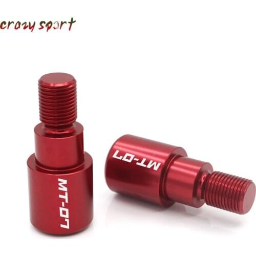 Handlebar Grip Bar Ends Slider For YAMAHA MT07 MT-07 MT 07 2014-2018 2017 2016 Motorcycle Accessories CNC With Logo