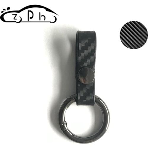 Silicone Carbon Fiber Patten Fashion Motorcycle Car Key Holder Key Rings KeyChain Accessories For BMW AUDI KIA Toyota Free Ship