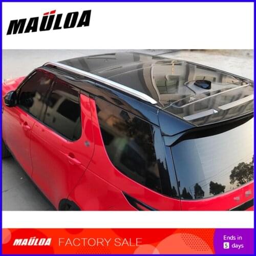 Silver or black color screw install aluminium alloy side rail roof rack for discovery 5 2017 2018