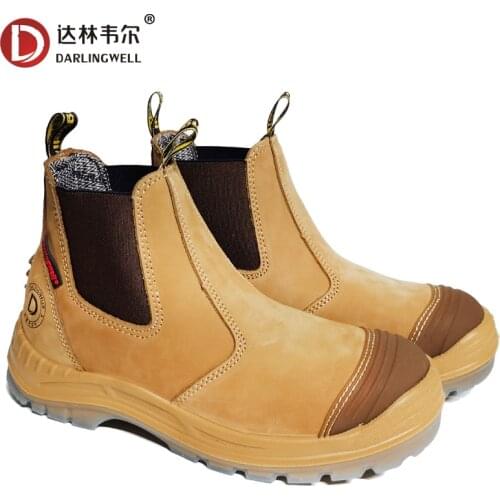 Darlingwell Safety Shoes Steel Toecap Anti-smashing Anti-piercing Construction Work Boots High Quality Footwear