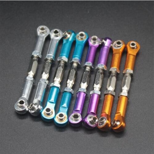 166017 HSP ( 06048B ) Upgrade Spare Parts For 1/10 R/C Model Car Blue Aluminum Alloy Steering Link 166017