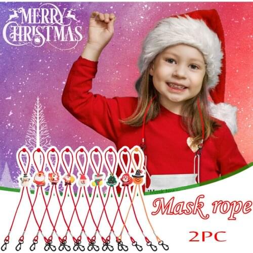 2020 New Christmas Adjustable Face Mask Accessories Lanyard Handy&Convenient Safety Mask Rest&Ear Holder Rope 2PC D70