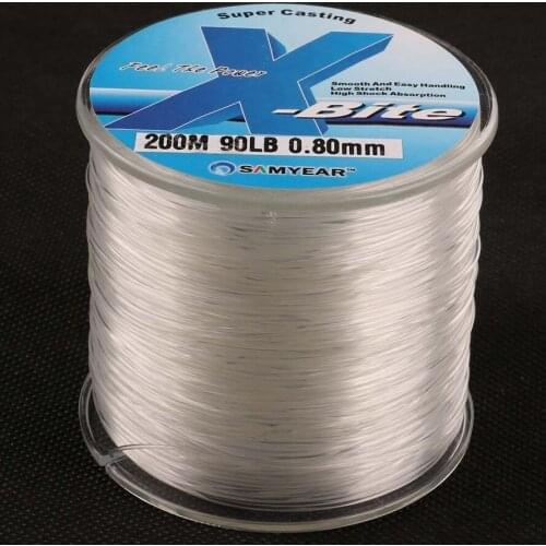 3pcs/lot 200m 90lb Strong Nylon Line Monofilament Fishing Line Material From Japan Jig Carp Fish Line Wire for Carp Fishing