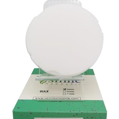 95mm Wax Denture Material For Zirkonzahn Machine Dental Temporary Material