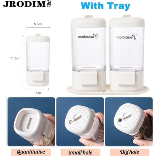 Spice Bottle Jar Quantitative Seasoning Dispenser Spice Salt Pepper Cumin Metering Jar Bottle BBQ Kitchen Tools Accessories