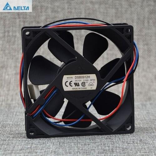 For delta DSB0912H 9025 12V 0.24A 9cm chassis ultra quiet cooling fan