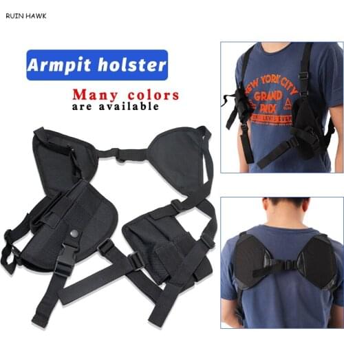 Glock 17 Beretta Pouch Universal Gun Adjustable Left & Right Hand Tactical Nylon Pistol Single Double Gun Holster