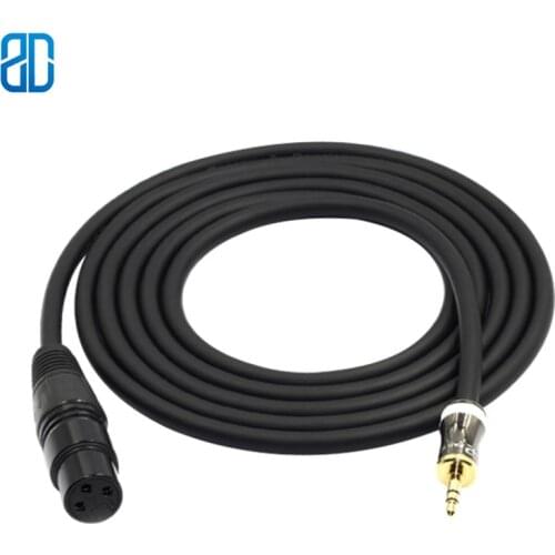 3.5mm to CanonXLR 3Pin Male to Female Microphone Extension Cable Cord Amplifier Guitar Audio Extension Cable Cord