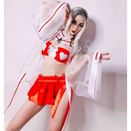 Nightclub Bar Party Female Singer Stage Costumes Sexy Perspective Mesh Jacket Bra Skirt Suit Adult Jazz Dance Costume DWY3738
