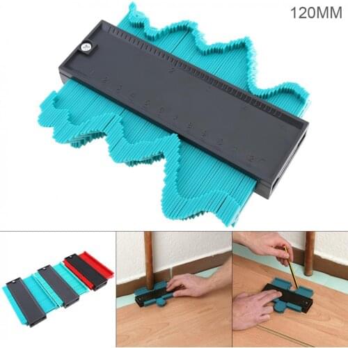 0-120mm Multifunctional ABS Plastic Symmetrical Contour Gauge 1mm Accuracy Three Colors Optional Measuring Irregular Objects