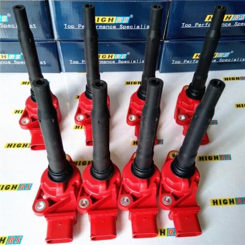 Set of 8pcs Upgrade Performance ignition coils fit Mercedes-Benz C63 CL63 CLK63 E63 ML63 CLS63 R63 S63 SL63 SLS AMG 6.3L V8 Coil