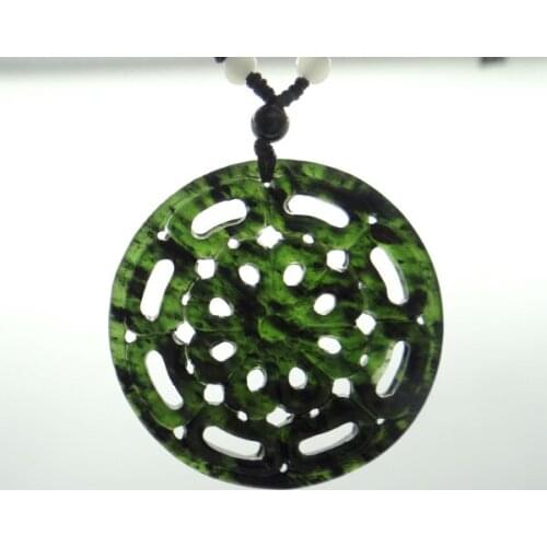 Natural stone Chinese black green stone Quartz Crystal Turquoises pendant for diy Jewelry Making necklace Accessories A33