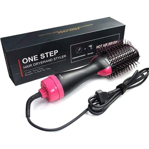 New 3 in 1 Multifunctional Hair Dryer Volumizer Rotating Hot Hair Brush Curler Roller Rotate Styler Comb Styling Curling Iron