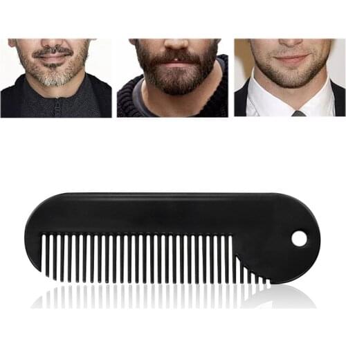 Portable Beard Comb Man Shaving Pocket Comb Mini Hair Comb for Mustache Beard Grooming Trimming Tool