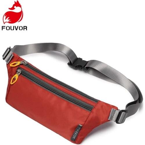 Fouvor Waist Bag Female Belt New Brand Fashion Waterproof Chest Phone Pouch Unisex Fanny Pack Ladies Waist Pack Belly Bags Purse