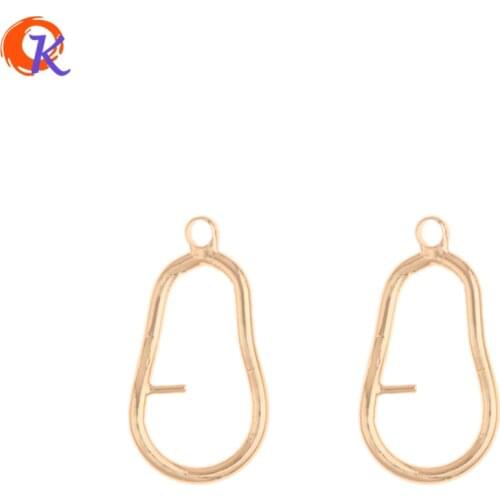 Cordial Design 50Pcs 10*19MM Jewelry Accessories/DIY Making/Drop Shape/Genuine Gold Plating/Hand Made/Jewelry Findings Component