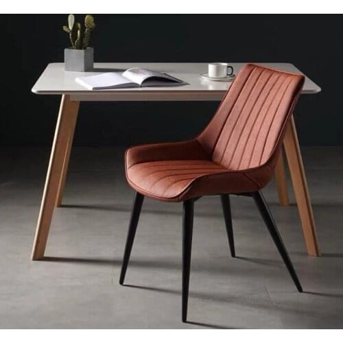 Nordic Dining Chair Desk Concise Stool Backrest Light Luxury Dining Chair Household Ins Chair Dressing Chair