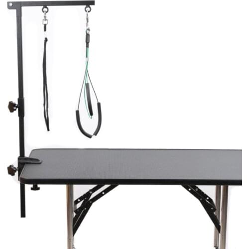 Folded Pet Care Arm with Clamp, Adjustable for Medium-sized Small Dogs