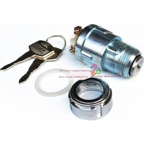 Universal Replacement Ignition Switch Lock Cylinder With 2 Keys For Car Auto Car