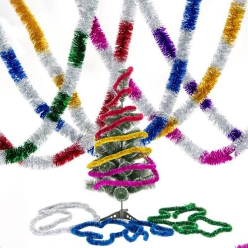 Top garland ribbon colored ribbon 3cm Christmas and New Years Day birthday party wedding room Halloween decoration ribbon