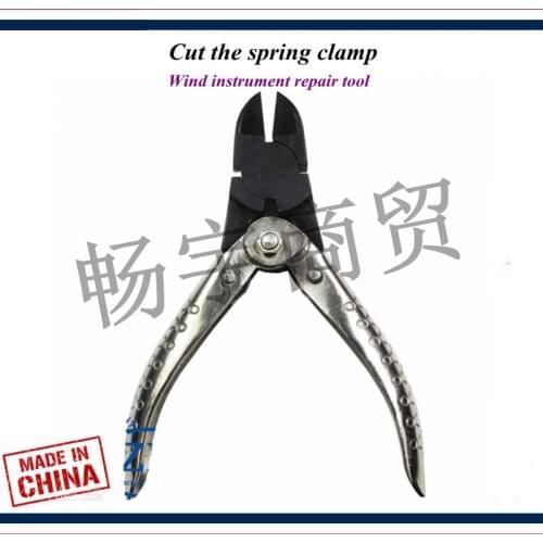 Wind instrument Spring Cutter repair tool Saxophone flute clarinet Cut Needle spring clamp Maintenance tool