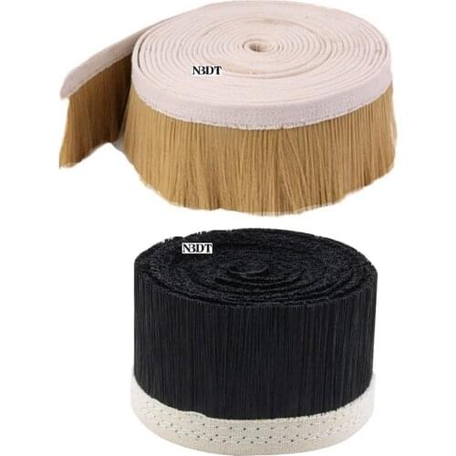 2Meters 70MM 100MM Black Yellow High Flexible Nylon Brush Vacuum Collector Engraving Machine Dust Cover CNC Router Spindle Motor