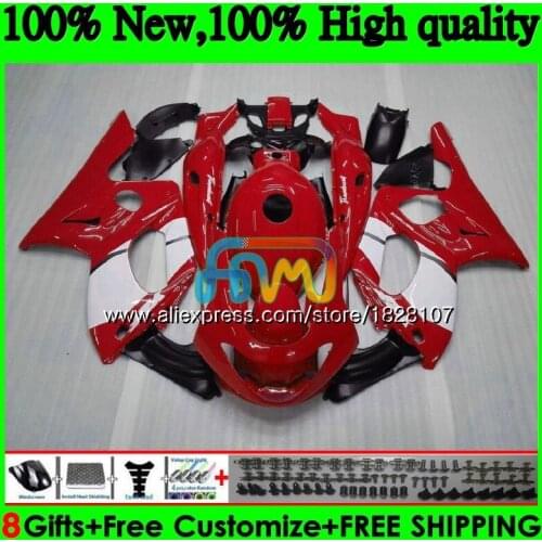 YZF 600R For YAMAHA Thundercat Red white hot YZF600R 96 02 03 04 05 06 07 73BS.35 YZF-600R 2002 2003 2004 2005 2006 2007 Fairing