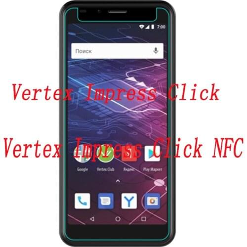 Smartphone 9H Tempered Glass for Vertex Impress Click / Click NFC Explosion-proof Protective Film Screen Protector cover phone