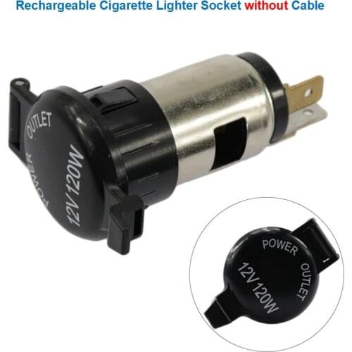 12v/24v DC Cigarette Lighter Socket ABS Waterproof Cover for Automotive Motorcycle Trucks RVs Campervan Rechargeable Car Parts